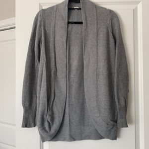 J Crew Open-Front Gray Sweater